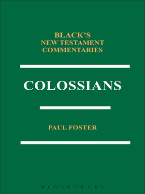 cover image of Colossians BNTC